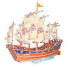Woodcraft Drevené 3D puzzle Farebná plachetnica PC131 Woodcraft Drevené 3D puzzle Farebná plachetnica PC131