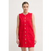 Tommy Hilfiger letné šaty bavlnené WW0WW48584 červená 38 Tommy Hilfiger letné šaty bavlnené WW0WW48584 červená 38