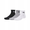 Tréningové ponožky Under Armour Performance bavlna 3 páry Qtr (veľkosť 36,5-42) Tréningové ponožky Under Armour Performance bavlna 3 páry Qtr (veľkosť 36,5-42)