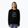 Damska bluza The North Face Reflective Logo Relaxed Crew czarna Damska bluza The North Face Reflective Logo Relaxed Crew czarna