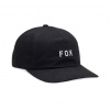 Šiltovka FOX Wordmark Adjustable Hat, čierna Šiltovka FOX Wordmark Adjustable Hat, čierna