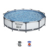Bazén Bestway Steel Pro MAX, 56416, filtr, pumpa, 3,66x0,76 m 8050076 Bazén Bestway Steel Pro MAX, 56416, filtr, pumpa, 3,66x0,76 m 8050076
