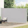 zahrada-XL Zaťahovacia bočná markíza na terasu 200x600 cm sivá 317974 zahrada-XL Zaťahovacia bočná markíza na terasu 200x600 cm sivá 317974