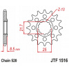 JT Sprockets JTF 1516-14 JT Sprockets JTF 1516-14