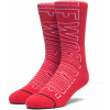 ponožky HUF GRAND PRIX CREW SOCKS Scarlet universal ponožky HUF GRAND PRIX CREW SOCKS Scarlet universal
