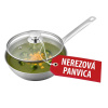 Panvica MagicHome Chloe, 24 cm, 2,5 lit., so sklenenou pokrievkou, nerez Panvica MagicHome Chloe, 24 cm, 2,5 lit., so sklenenou pokrievkou, nerez
