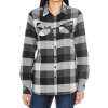 Burnside Dámska flanelová košeľa BU5210 Black Check 3XL