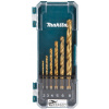 Makita D-72833 sada vrtákov do kovu HSS-TiN 2-8mm (po 1 ks), 6ks Makita D-72833 sada vrtákov do kovu HSS-TiN 2-8mm (po 1 ks), 6ks