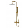 OMNIRES - Sprchový set s termostatom, priemer 25 cm, kefované zlato CT8044GLBROZ1 OMNIRES - Sprchový set s termostatom, priemer 25 cm, kefované zlato CT8044GLBROZ1