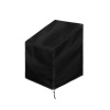 Ochranný obal na záhradné stoličky - čierny Ochranný obal na záhradné stoličky - čierny