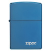 Zippo High Polish Blue Logo 20446ZL + možnost gravírování Zippo High Polish Blue Logo 20446ZL + možnost gravírování