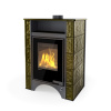 Kachlová kamna AQUAFLAM VARIO ® PERU 11kW, kachle zelená (teplovzdušná verze) Kachlová kamna AQUAFLAM VARIO ® PERU 11kW, kachle zelená (teplovzdušná verze)