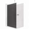 CERANO - Sprchová zástena Walk-in Onyx Top Round Ľ/P - 8 mm - okrúhla vzpera - chróm, grafitové sklo - 160x200 cm CERANO - Sprchová zástena Walk-in Onyx Top Round Ľ/P - 8 mm - okrúhla vzpera - chróm, grafitové sklo - 160x200 cm