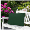 Záhradný vankúš vodeodolný 50x70 cm tmavozelený Zelená 50 x 70 cm Záhradný vankúš vodeodolný 50x70 cm tmavozelený Zelená 50 x 70 cm