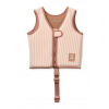Liewood plavecká vesta Dove Seersucker Swim Vest LW20739.PPY2 oranžová 19-30 kg Liewood plavecká vesta Dove Seersucker Swim Vest LW20739.PPY2 oranžová 19-30 kg