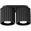 Sollux Lighting Aura stropné svietidlo 2x10 W čierna SL.1785 Sollux Lighting Aura stropné svietidlo 2x10 W čierna SL.1785