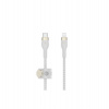 Belkin BOOST CHARGE™ Lightning/USB-C kabel, 3m, bílý - odolný PRO Flex (CAA011bt3MWH) Belkin BOOST CHARGE™ Lightning/USB-C kabel, 3m, bílý - odolný PRO Flex (CAA011bt3MWH)