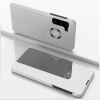 Knižkové puzdro Electroplating Mirror na Samsung Galaxy A11 / M11 - Strieborná Knižkové puzdro Electroplating Mirror na Samsung Galaxy A11 / M11 - Strieborná