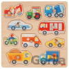 Goki puzzle na doske Dopravné prostriedky 10 ks Goki puzzle na doske Dopravné prostriedky 10 ks