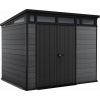 Záhradný domček Keter Cortina 9x7 grafitový, s podlahou Záhradný domček Keter Cortina 9x7 grafitový, s podlahou