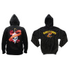 Mikina MARINES SKULL/RIBBON s kapucí ČERNÁ velikost: S Mikina MARINES SKULL/RIBBON s kapucí ČERNÁ velikost: S