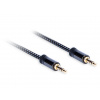 AQ PREMIUM PA40015 - 3,5 MM JACK - 3,5 MM JACK - 1,5 M (Stereo audio kábel 3,5 mm Jack (M) - 3,5 mm Jack (M) 1,5 M)