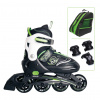 Muuwmi SET nastav. dětské inline brusle, zelené vel. 37-40, chrániče,taška - 37 Muuwmi SET nastav. dětské inline brusle, zelené vel. 37-40, chrániče,taška - 37