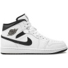 Nike Polokozačky Air Jordan 1 Mid Biela Nike Polokozačky Air Jordan 1 Mid Biela