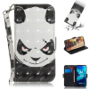Peňaženkové 3D puzdro na Motorola Moto G8 Power Lite - Angry Bear Peňaženkové 3D puzdro na Motorola Moto G8 Power Lite - Angry Bear