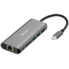 Sandberg USB-C Dock HDMI+LAN+SD+USB,61W (136-18) Sandberg USB-C Dock HDMI+LAN+SD+USB,61W (136-18)