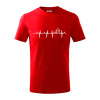 EKG pivo - Tričko detské bavlnené - 146 cm/10 rokov ( Červená ) EKG pivo - Tričko detské bavlnené - 146 cm/10 rokov ( Červená )