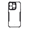 AppleMix TACTICAL Quantum Stealth Cover pre Apple iPhone 15 Pro Max - Odolný - Plast / guma - Transparentný / čierny AppleMix TACTICAL Quantum Stealth Cover pre Apple iPhone 15 Pro Max - Odolný - Plast / guma - Transparentný / čierny