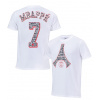 Paris Saint Germain FC - PSG Kylian Mbappé tričko biele pánske Paris Saint Germain FC - PSG Kylian Mbappé tričko biele pánske