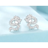 For Silver Puzetové náušnice Drak - Striebro 925 For Silver Puzetové náušnice Drak - Striebro 925