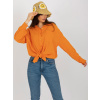 Oranžová dámska oversize košeľa TW-KS-BI-26698.50-orange S Oranžová dámska oversize košeľa TW-KS-BI-26698.50-orange S