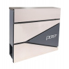 M.A.T. GROUP schránka poštová 371x362x105mm Zn+nerez s otvorom na noviny M.A.T. GROUP schránka poštová 371x362x105mm Zn+nerez s otvorom na noviny