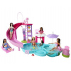 Barbie Bazén snů, skluzavka, vířivka a doplňky na léto Barbie Bazén snů, skluzavka, vířivka a doplňky na léto