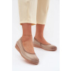 Kožené dámske topánky na platforme Vinceza Beige 40 Kožené dámske topánky na platforme Vinceza Beige 40