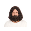 Hippie Or Jesus pánska parochňa s fúzmi Hippie Or Jesus pánska parochňa s fúzmi