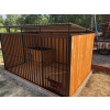 Voliéra pre psa BLACK&WOOD 2x2m Voliéra pre psa BLACK&WOOD 2x2m
