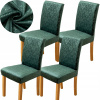 SADA 4 KS OBLIEČOK NA STOLIČKY Z VELÚRU UNIVERZÁLNE ZELENÉ VELÚROVÉ STOLIČKY SADA 4 KS OBLIEČOK NA STOLIČKY Z VELÚRU UNIVERZÁLNE ZELENÉ VELÚROVÉ STOLIČKY