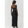 Makadamia Spoločenské šaty M911 čierne Čierna L Makadamia Spoločenské šaty M911 čierne Čierna L