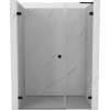Mexen Lunar-B, L Otočné ľavé sprchové dvere 120 cm, číre sklo, čierny profil, 832SL-120-050-70-00-L Mexen Lunar-B, L Otočné ľavé sprchové dvere 120 cm, číre sklo, čierny profil, 832SL-120-050-70-00-L