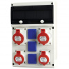 SCAME Zásuvková rozvodnica BLOCK, 2x16A+2x32A/400V/5P + 3x230V, istená s prúdovým chráničom, IP54 SCAME Zásuvková rozvodnica BLOCK, 2x16A+2x32A/400V/5P + 3x230V, istená s prúdovým chráničom, IP54