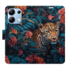 Flip pouzdro iSaprio - Xiaomi Redmi Note 13 4G - Flower Jaguar 02 - kapsičky na karty (Knížkový flip kryt, obal, pouzdro iSaprio na mobil Xiaomi Redmi Note 13 4G - Flower Jaguar 02 - 360° ochrana tele Flip pouzdro iSaprio - Xiaomi Redmi Note 13 4G - Flower Jaguar 02 - kapsičky na karty (Knížkový flip kryt, obal, pouzdro iSaprio na mobil Xiaomi Redmi Note 13 4G - Flower Jaguar 02 - 360° ochrana tele
