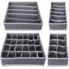 Organizér do systému, úložné boxy na prádlo, 4 boxy do skrine alebo zásuviek Organizér do systému, úložné boxy na prádlo, 4 boxy do skrine alebo zásuviek