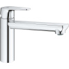 GROHE BauEdge páková drezová batéria, výška výtoku 132 mm, chróm, 31693000 GROHE BauEdge páková drezová batéria, výška výtoku 132 mm, chróm, 31693000