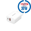 INTENSO W30AC, 2x USB A/C, Nabíjačka, 30W, biela INTENSO W30AC, 2x USB A/C, Nabíjačka, 30W, biela