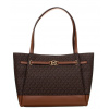 Michael Kors dámská velká kabelka Belted Tote hnědá s monogramem Michael Kors dámská velká kabelka Belted Tote hnědá s monogramem