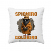 Spioniro Golubiro - Italian Brainrot - vankúš s potlačou - Tričkový | Biela Spioniro Golubiro - Italian Brainrot - vankúš s potlačou - Tričkový | Biela